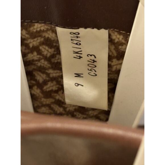 Vintage Frye Size 9 Brown Slouch Boots Leather Low Heel USA Made Womens - Picture 6 of 6